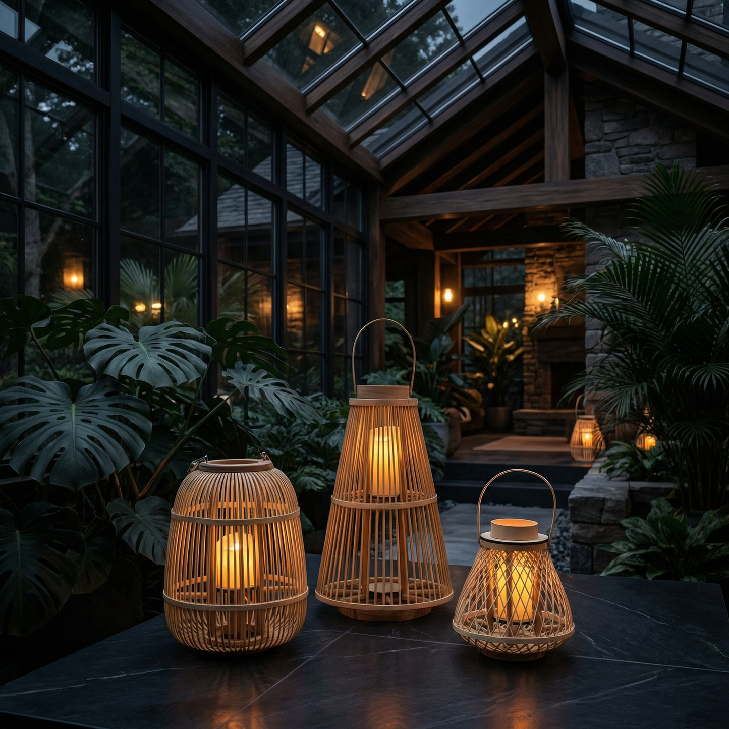 Rattan Lanterns Brehn