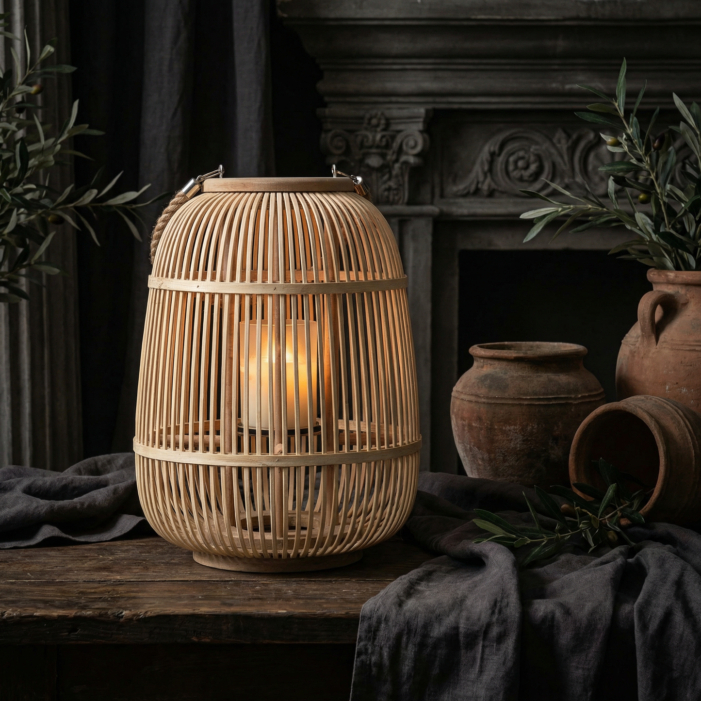 Rattan Lanterns Bowlift