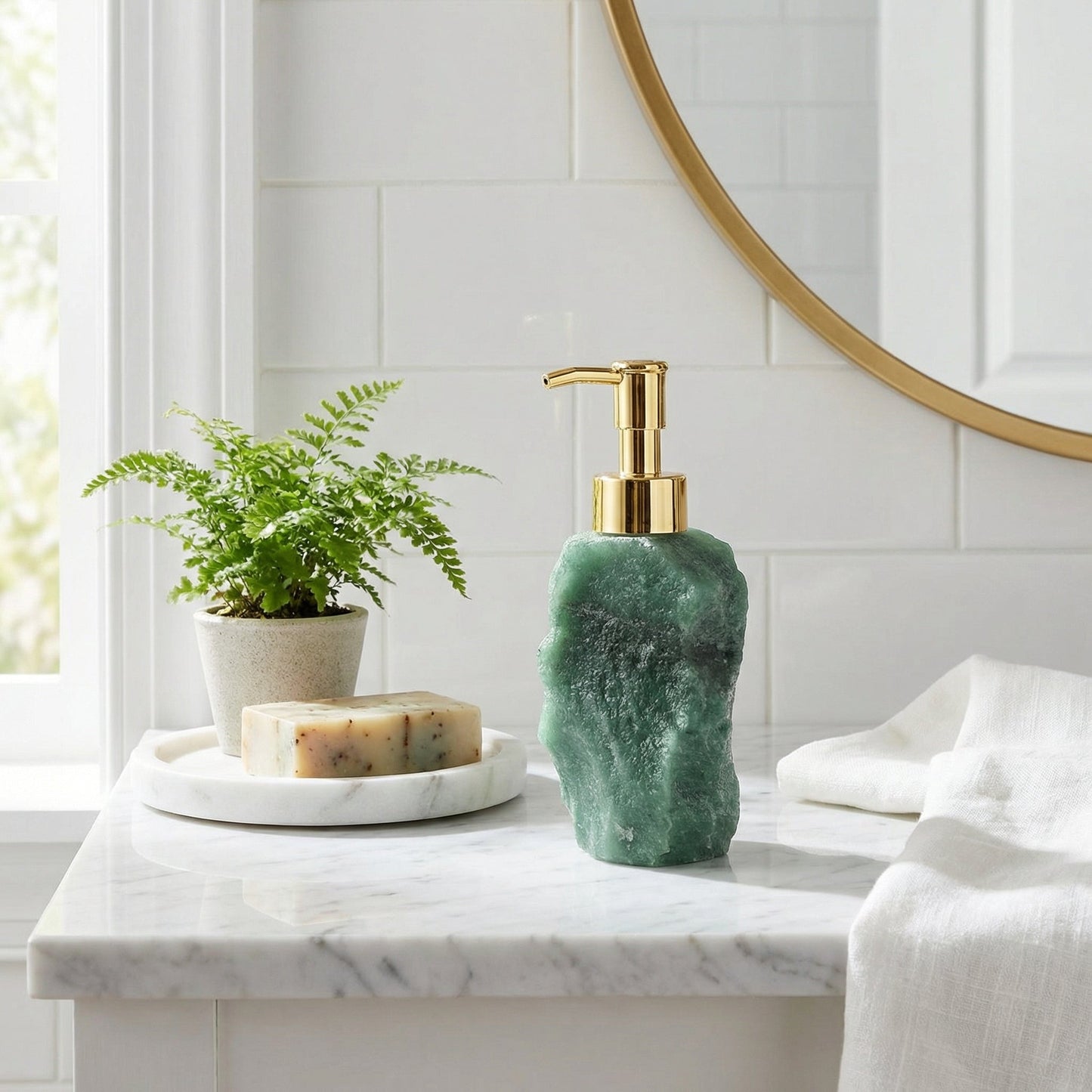 Crystal Soap Dispenser Karnz