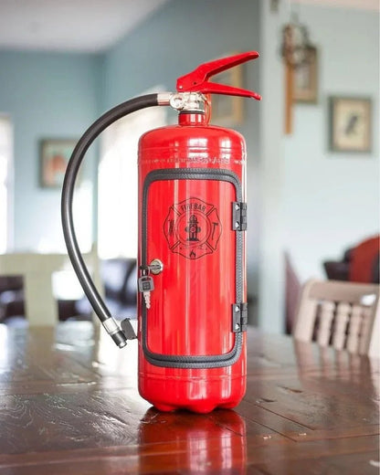 BowLift | SPARKSTASH – Hidden Drink Storage in Fire Extinguisher Design