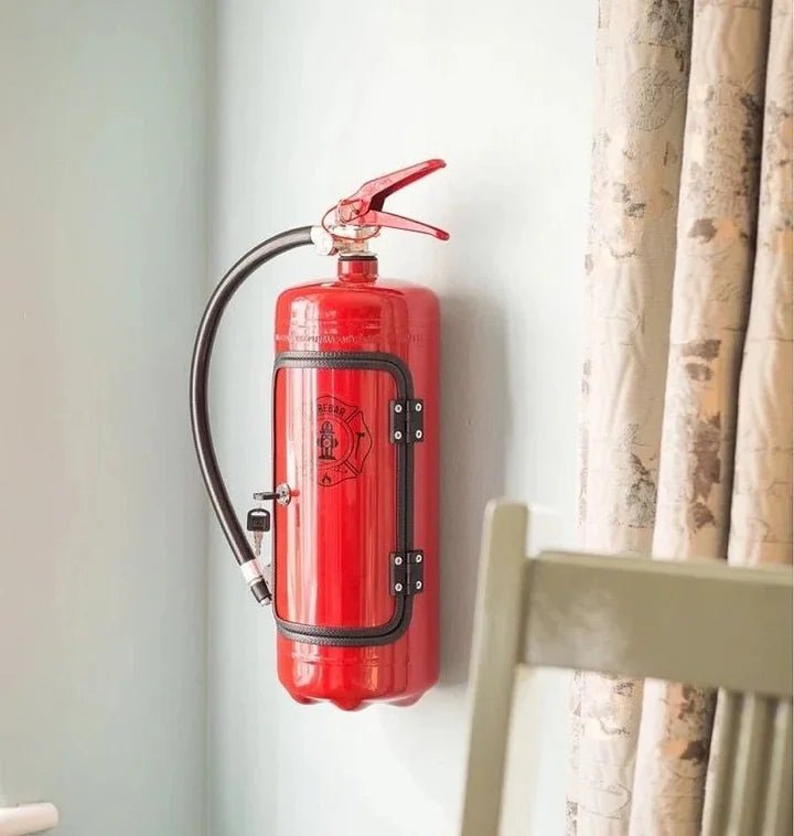 BowLift | SPARKSTASH – Hidden Drink Storage in Fire Extinguisher Design