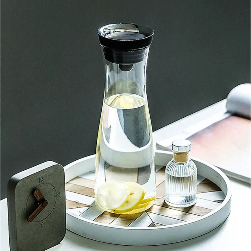 High Borosilicate Glass Basic Tilting Stainless Steel Lid Closure | Bowlift