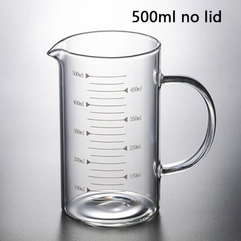 High borosilicate glass measuring cup for baking and cooking | Karnz