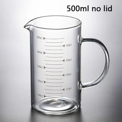 High borosilicate glass measuring cup for baking and cooking | Karnz
