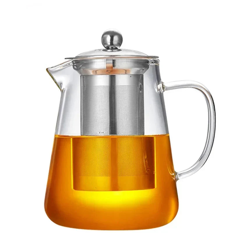 High Borosilicate Glass Teapot Heat Resistant Transparent Teaware | Bowlift