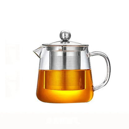 High Borosilicate Glass Teapot Heat Resistant Transparent Teaware | Bowlift