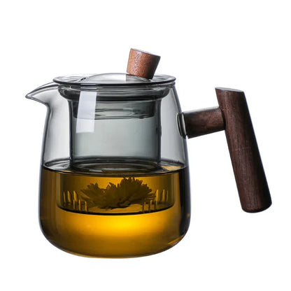 High Borosilicate Glass Teapot Heat Resistant Transparent Teaware | Bowlift