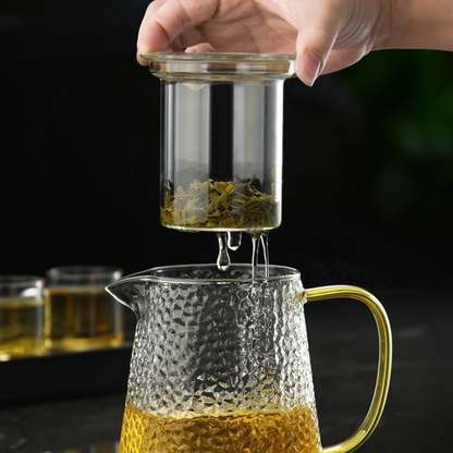 High Borosilicate Glass Teapot Heat Resistant Transparent Teaware | Bowlift