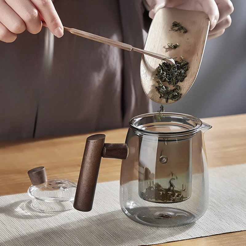 High Borosilicate Glass Teapot Heat Resistant Transparent Teaware | Bowlift