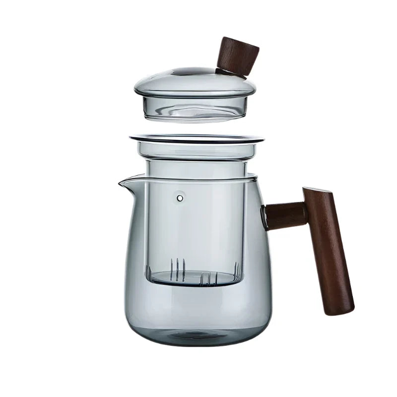 High Borosilicate Glass Teapot Heat Resistant Transparent Teaware | Bowlift