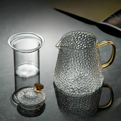 High Borosilicate Glass Teapot Heat Resistant Transparent Teaware | Bowlift