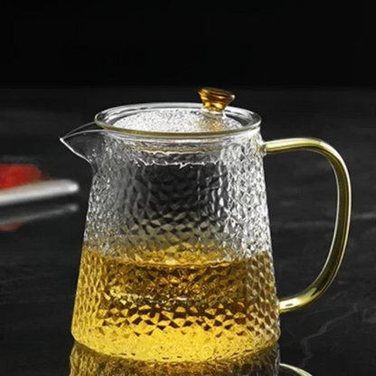 High Borosilicate Glass Teapot Heat Resistant Transparent Teaware | Bowlift