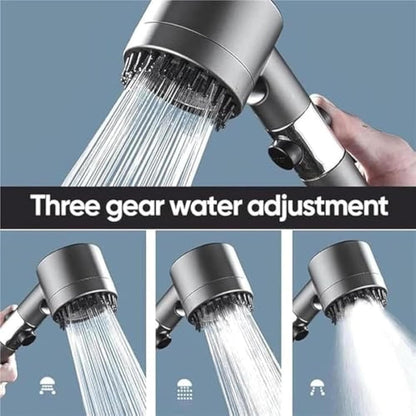 Skanto | High-Pressure Massage Shower Head - Handheld Shower with 3 Spray Modes and Filters
