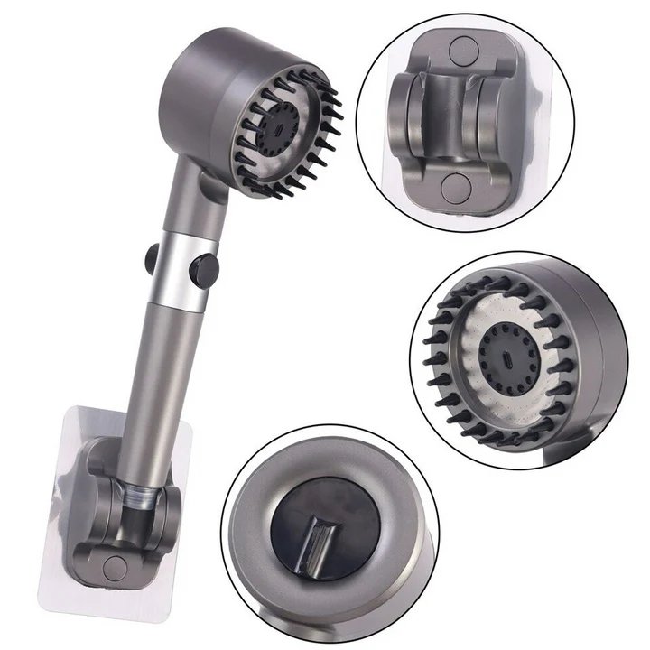 Skanto | High-Pressure Massage Shower Head - Handheld Shower with 3 Spray Modes and Filters