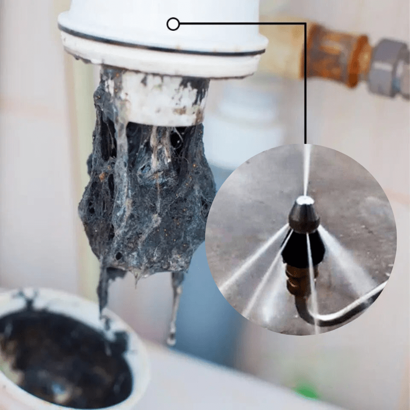 PipeClear Turbo – Powerful nozzle for quick removal of blockages