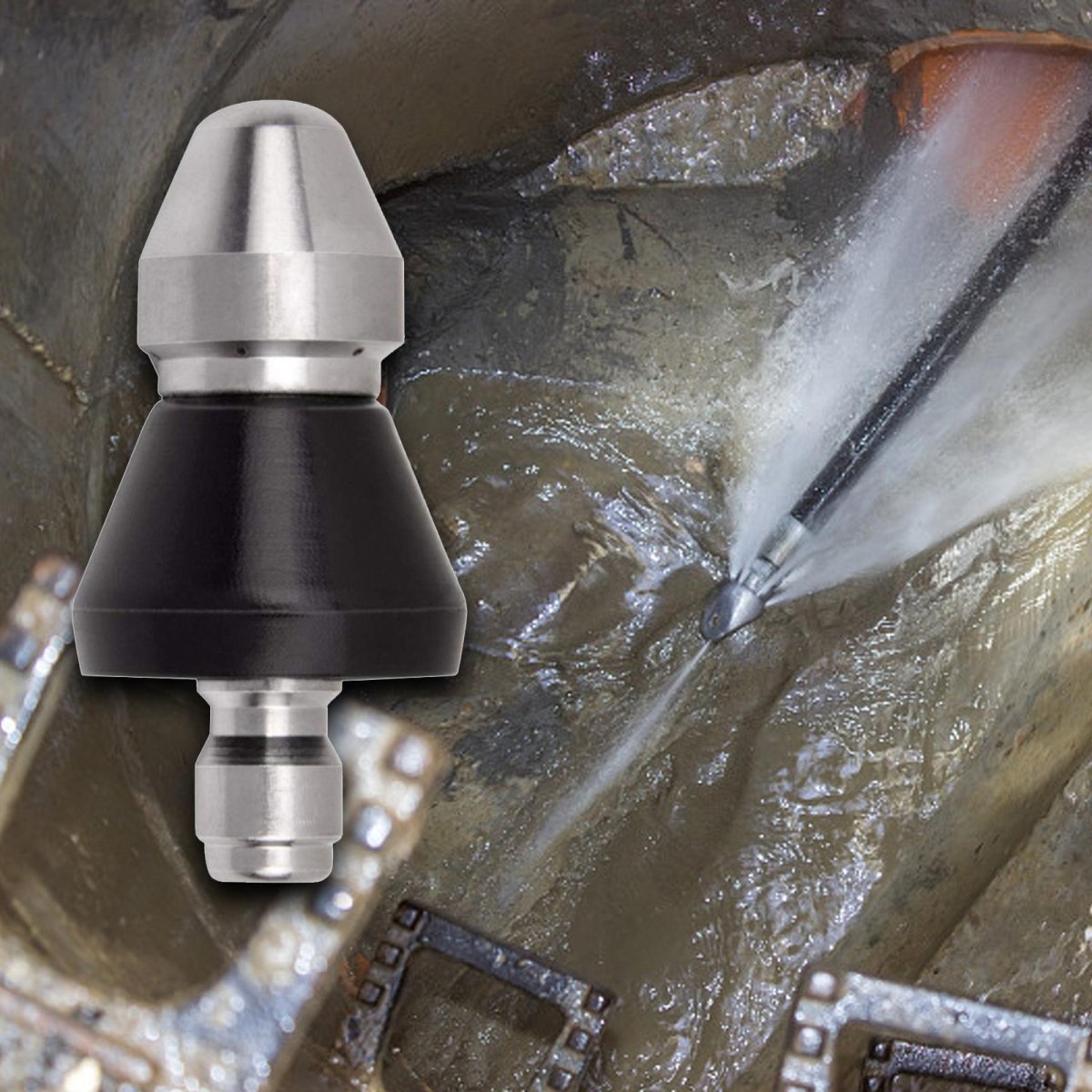 PipeClear Turbo – Powerful nozzle for quick removal of blockages