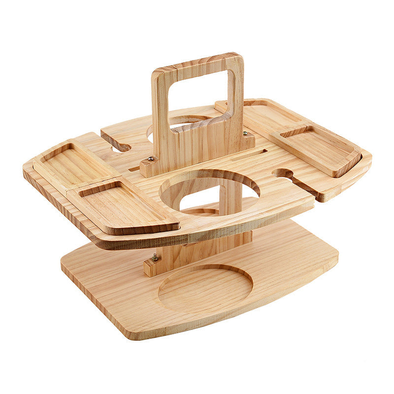 Skanto | Portable Wooden Picnic Wine Table – WineNest