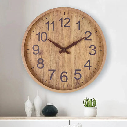 Skanto | OAKTICK – Silent Wooden Wall Clock with Natural Charm