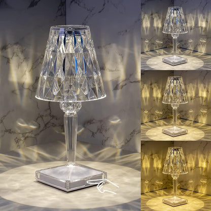 CrystaLamp - Diamond Crystal LED Table Lamp