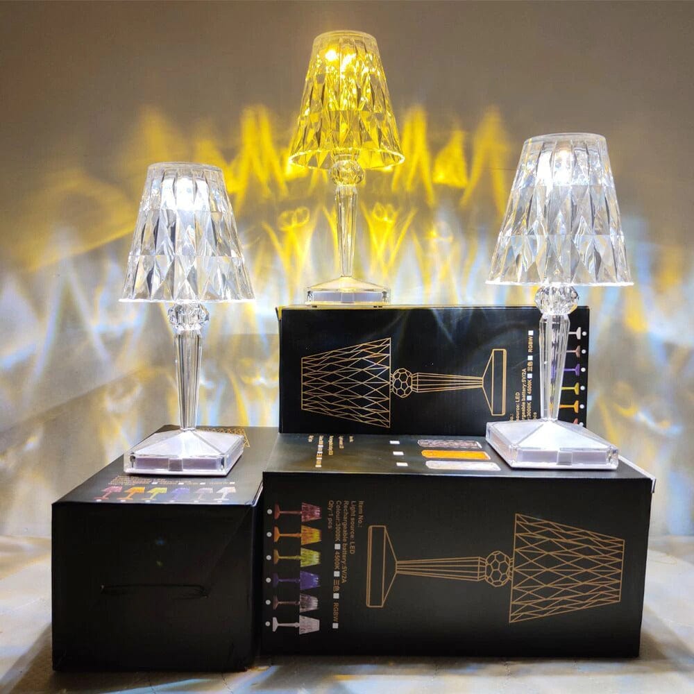 CrystaLamp - Diamond Crystal LED Table Lamp