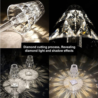 CrystaLamp - Diamond Crystal LED Table Lamp