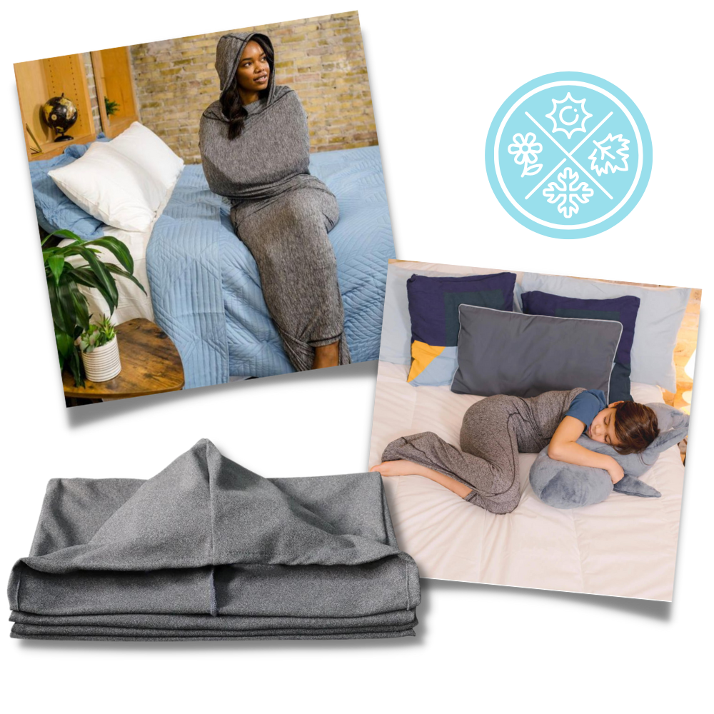 Portable Hooded Blanket