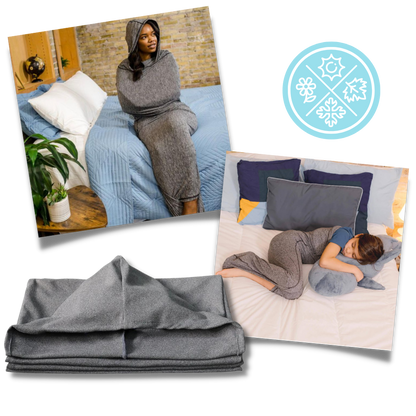 Portable Hooded Blanket