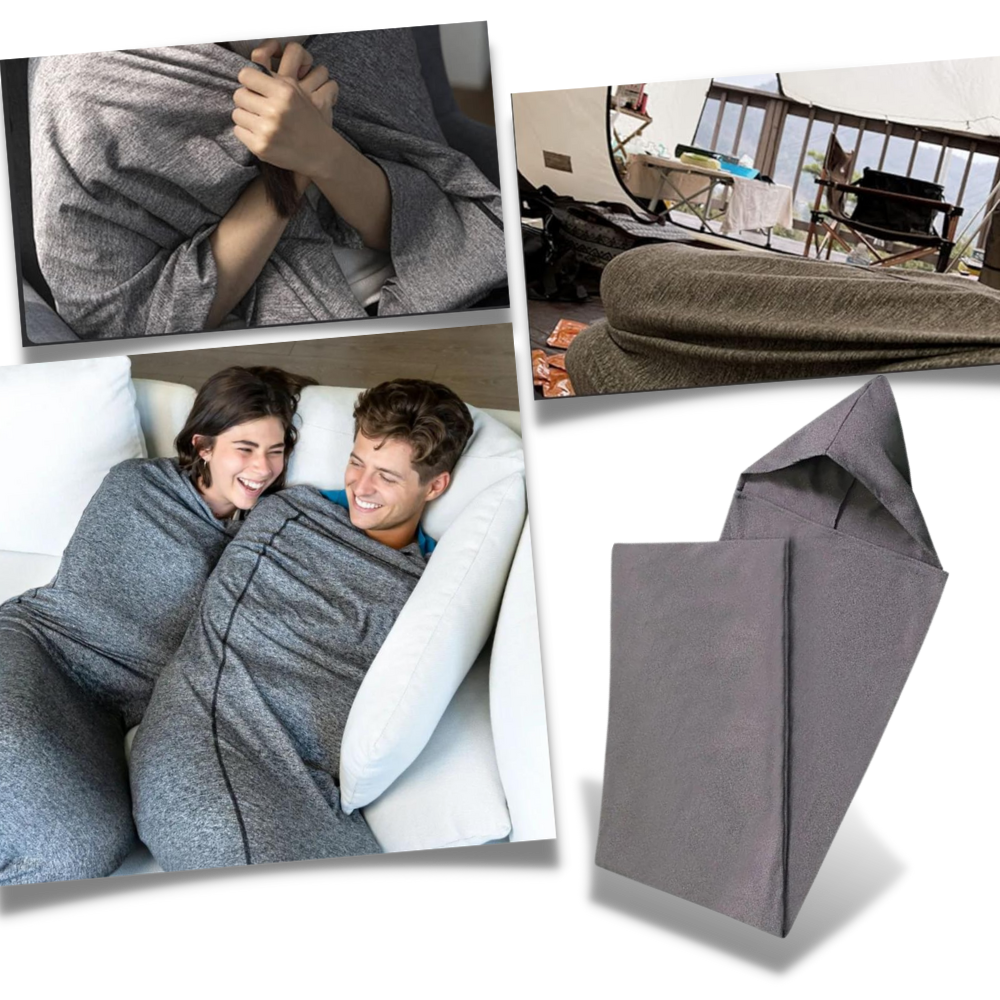 Portable Hooded Blanket