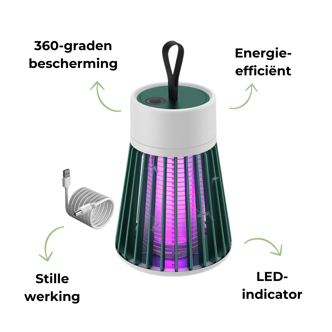 CampGuard - Multifunctional Outdoor Lamp with 360° Insect Protection and USB Kalsten