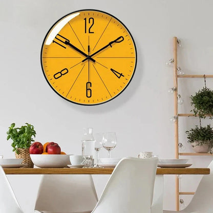 Skanto | HUSKLOK – Quiet Nordic Wall Clock with Minimalist Design