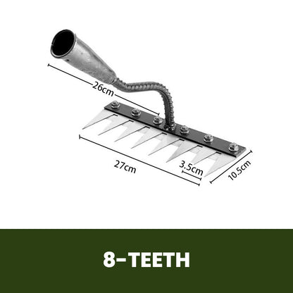 Skanto | Garden Tooth Expert – Versatile Carbon Steel Rake for Precision Work