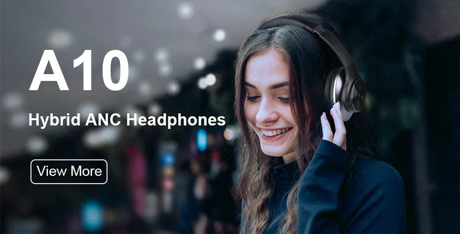Oneodio Pro 10 Headphones - ANC TWS Noise Cancelling HiFi Stereo Dynamic DJ Studio Monitor Headset