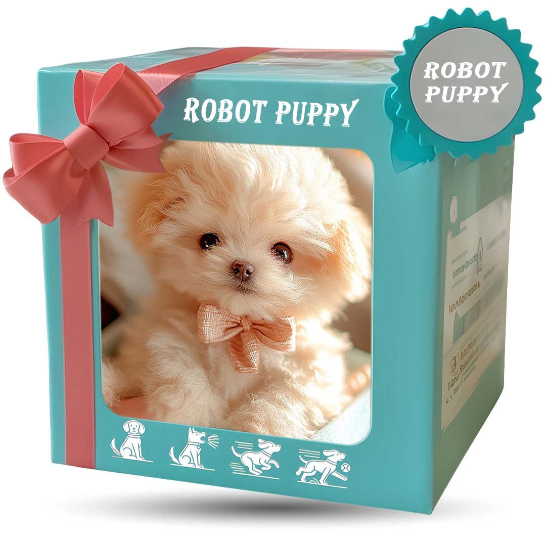 Skanto | CuddlePup Smart Robot Puppy Dog | Perfect Gift for Kids & Seniors
