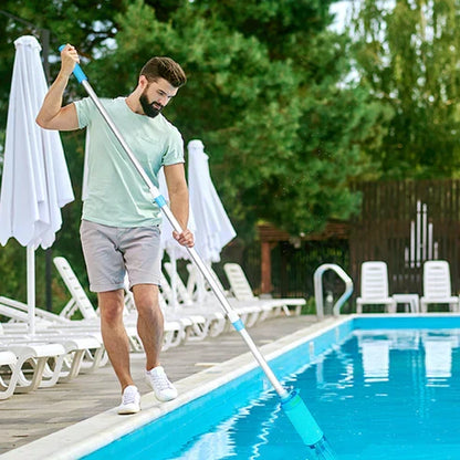 Cordless, rechargeable pool vacuum cleaner with 3-in-1 cleaning function