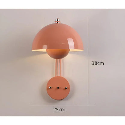 Skanto | BudLume - Mushroom Light Cozy Scandinavian Wall Lamp