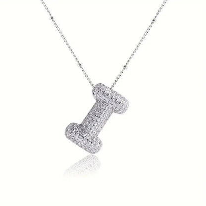 Skanto | Alphabet Diamond Pendant Necklace