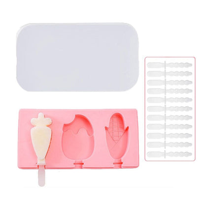 Ice cream mold Popsicle molds with lid DIY homemade ice pop mold | Karnz