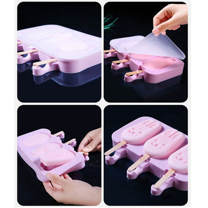 Ice cream mold Popsicle molds with lid DIY homemade ice pop mold | Karnz
