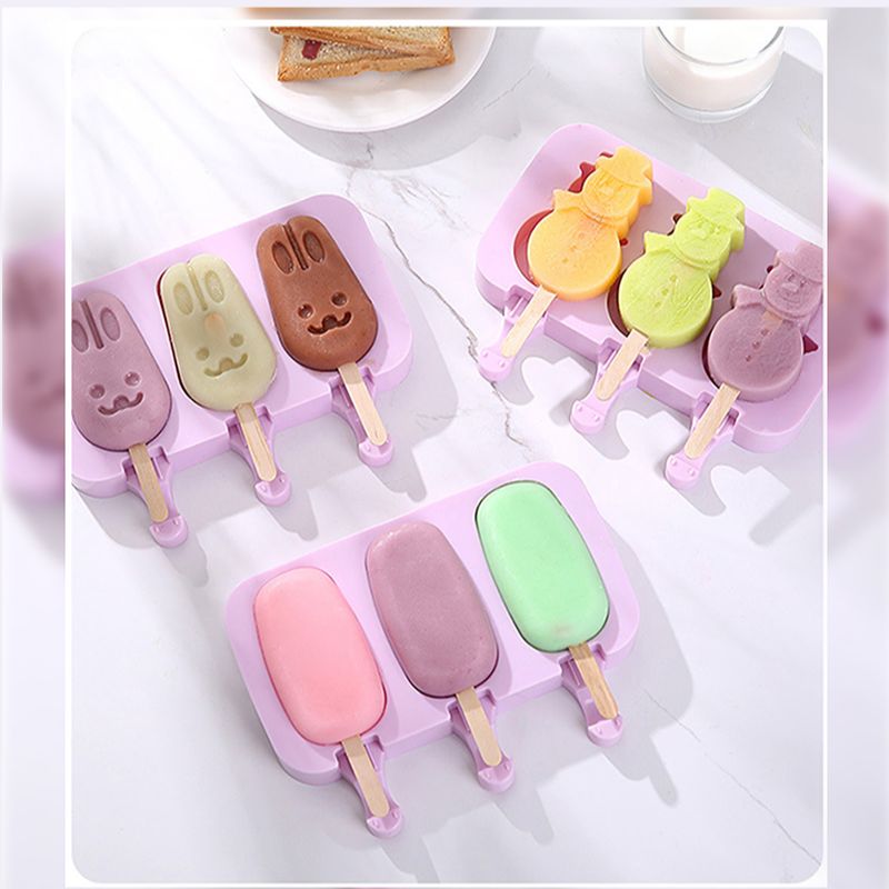 Ice cream mold Popsicle molds with lid DIY homemade ice pop mold | Karnz