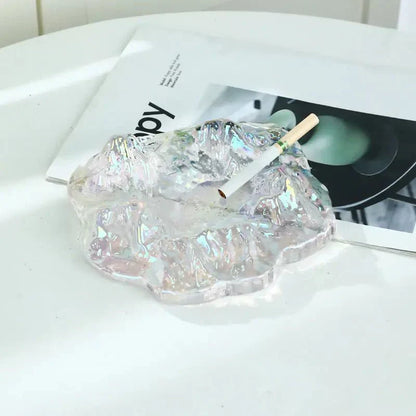 Kalsten | Ice Style Mountain Glass Ashtray Decoration