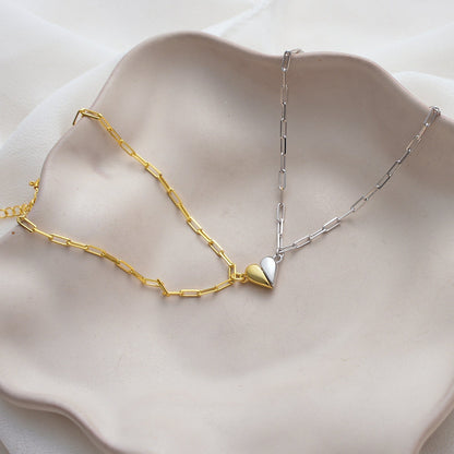 BowLift | Magnetic Heart Paperclip Chain Love Bracelet Set