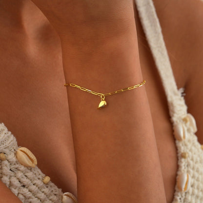 BowLift | Magnetic Heart Paperclip Chain Love Bracelet Set