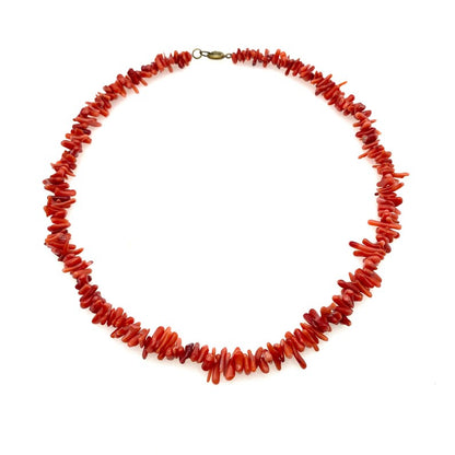 Vibrant Red Coral Necklace | Perfect Eye-Catcher for Your Style Skanto