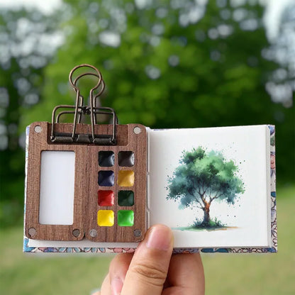 Skanto | Mobile Watercolor Paint Set with 24 Colors