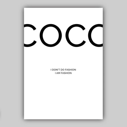 Skanto | Set of 3 Black and White Art Prints with Fashion Quotes