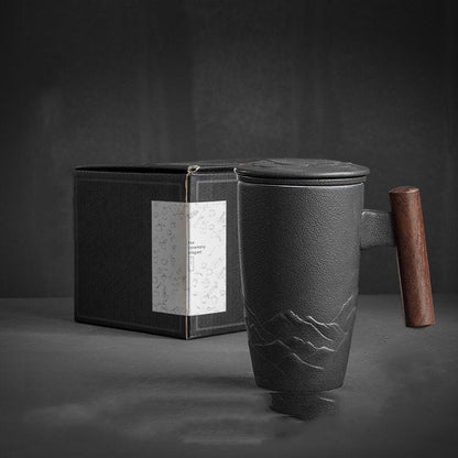 Skanto | Large Ceramic Teacup with Lid