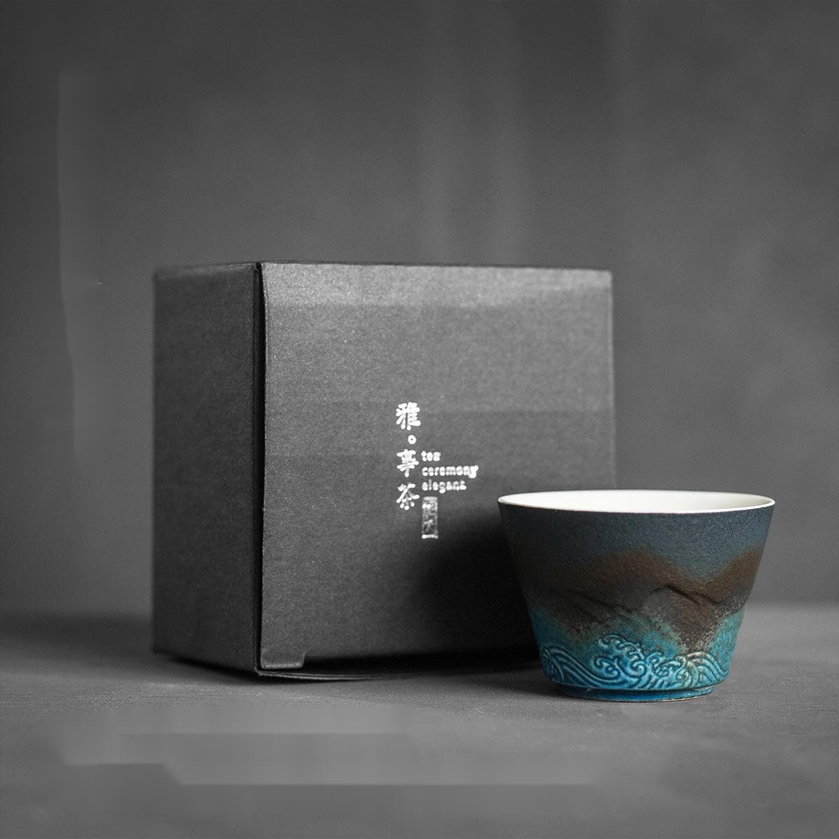 Skanto | Large Ceramic Teacup with Lid