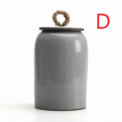 BowLift | Kitchen Vintage Storage Jar for Cookies and Sugar | Airtight Ceramic Pot Gong Fu