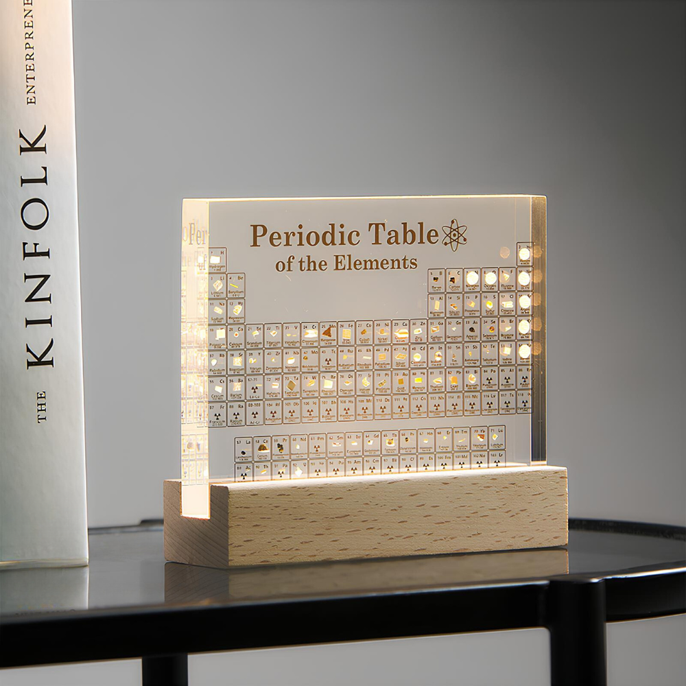 Skanto | Illuminated Periodic Table with Real Elements - Elementa