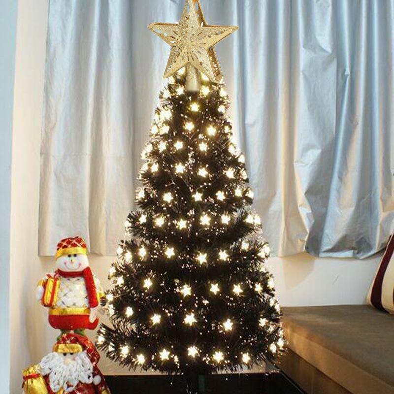 Skanto | LED Snowflake Tree Topper | Magical Light and Rotating Effect | PVC